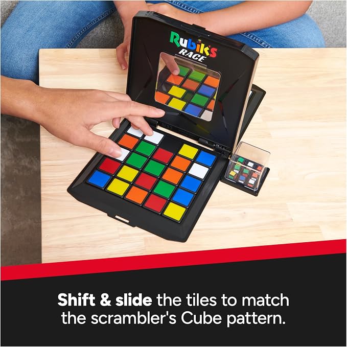 Rubik’s Cube, Rubik's Race, Classic Fast-Paced Puzzle Strategy Sequence Board - Image 3
