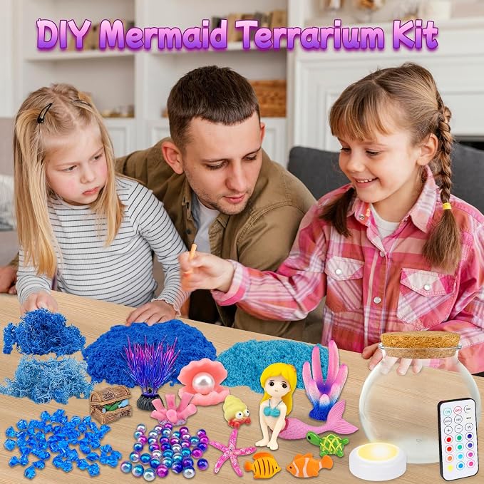 7july Mermaid Terrarium Craft Kit - Image 2
