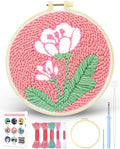 FIVEIZERO DIY Punch Needle Kit for Beginners, Yarn Punch Needle Art Craft Kit by FIVEIZERO