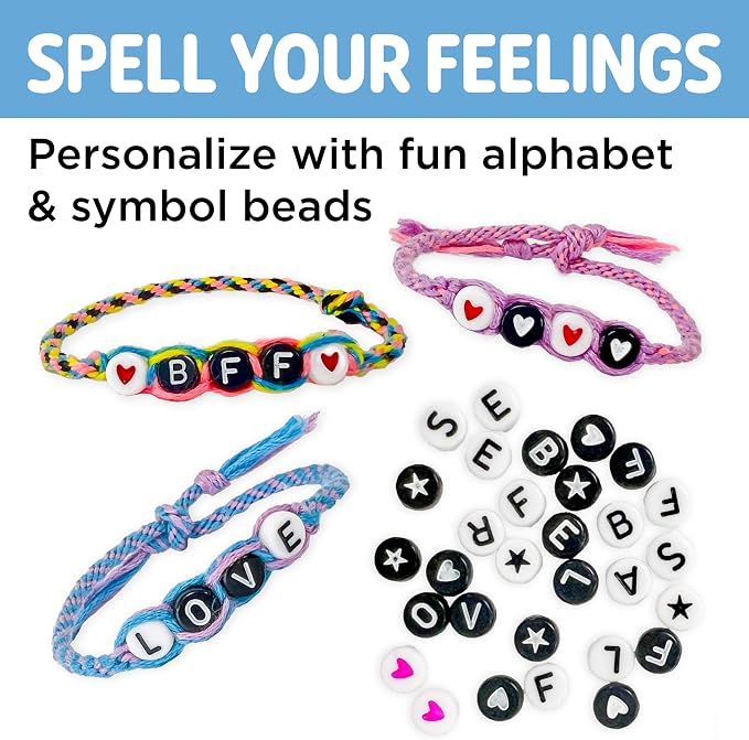 Creativity for Kids Best Friends Bracelets Mini Craft Kit: Create 10 Friendship - Image 4