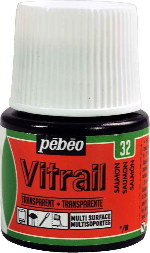 Pebeo Vitrail, Stained Glass Effect Paint, 45 ml Bottle by Unknown