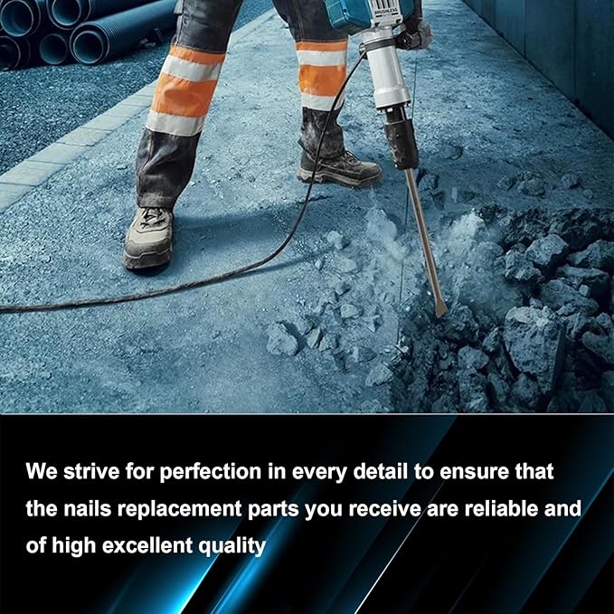 16 Inch SDS Plus Chisel, 3/4 Inch Flat Chisel, Ideal for Concrete Demolition, Tile Removal Tool for SDS Plus Hammer Drill Attachment
