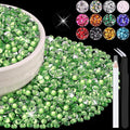 6000PCS 4mm Resin Rhinestones Bulk by BELLEBOOST