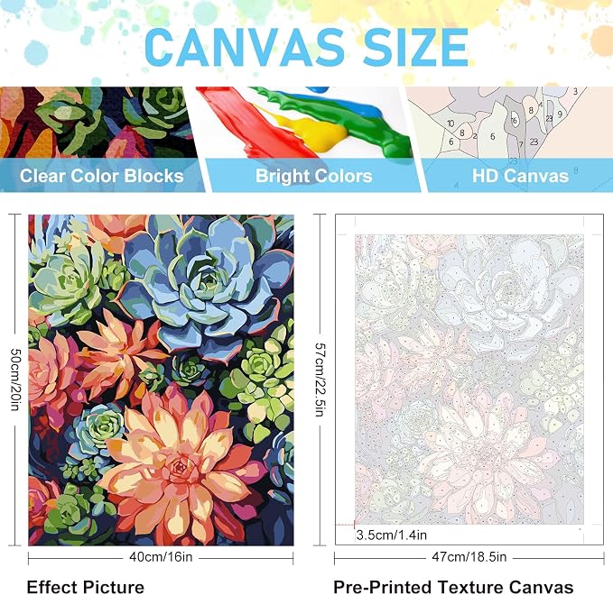 Offito Paint by Numbers Kit for Adults - Image 3