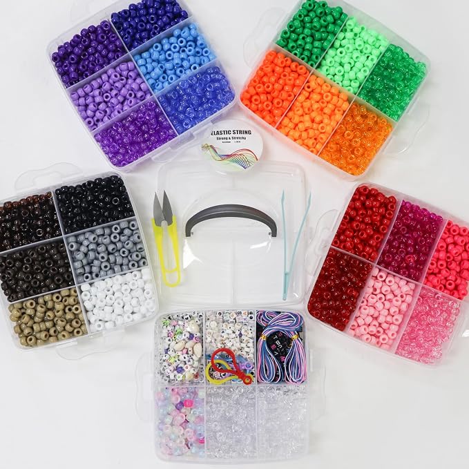 LIS HEGENSA Pony Beads Bulk, Kandi Beads - Image 7