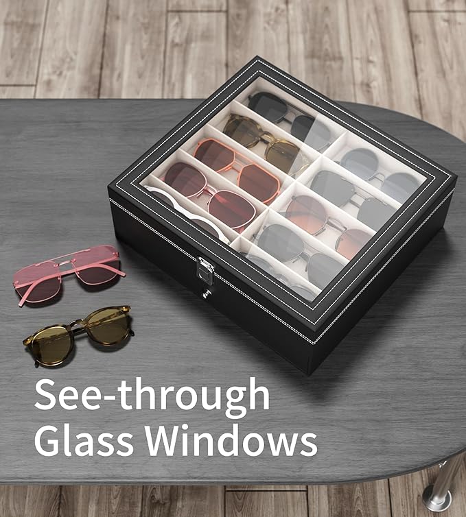 NEWLOOP 20 Slots Sunglass Organizer - Image 4