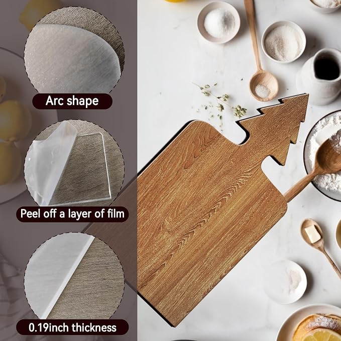 Router Template, 5mm Christmas Clear Cut Board DIY Woodworking Handle Templates - Image 4