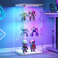 Dystler 3-Tier Glass Display Case, RGB LED Lights by CraftYourIdealHomeLife