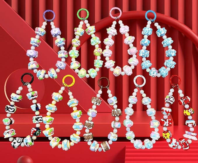 Round Carabiner Clip Bulk 48pcs 1 Inch Colorful Circle Carabiner Key Ring Clips - Image 2