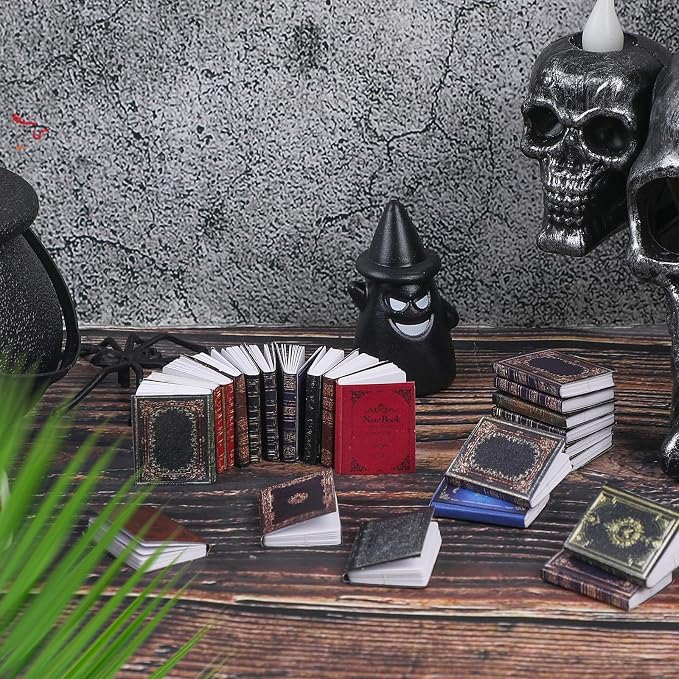 DERAYEE 24PCS Miniatures Dollhouse Books - Image 5