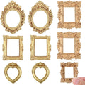 YUXIANLB 8 Pcs Miniature Dollhouse Mirror Set by YUXIANLB