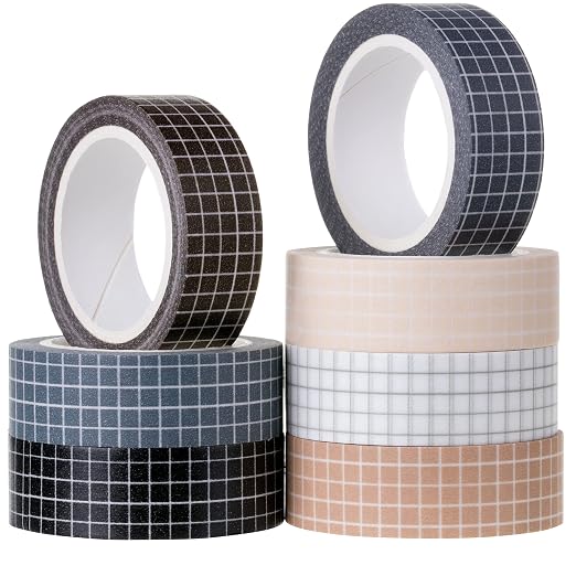 Mr. Pen- Washi Tape Set, 7 Rolls, 9 Yards/Roll | Washi Tape - Image 6