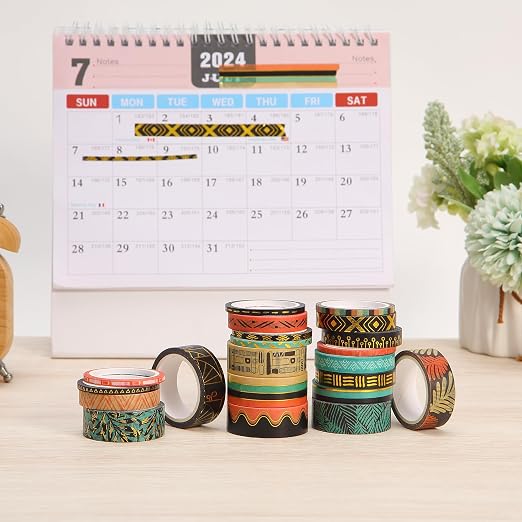 Mr. Pen- Washi Tape Set, 21 Rolls, 5.5 Yards/Roll | Washi Tape - Image 7