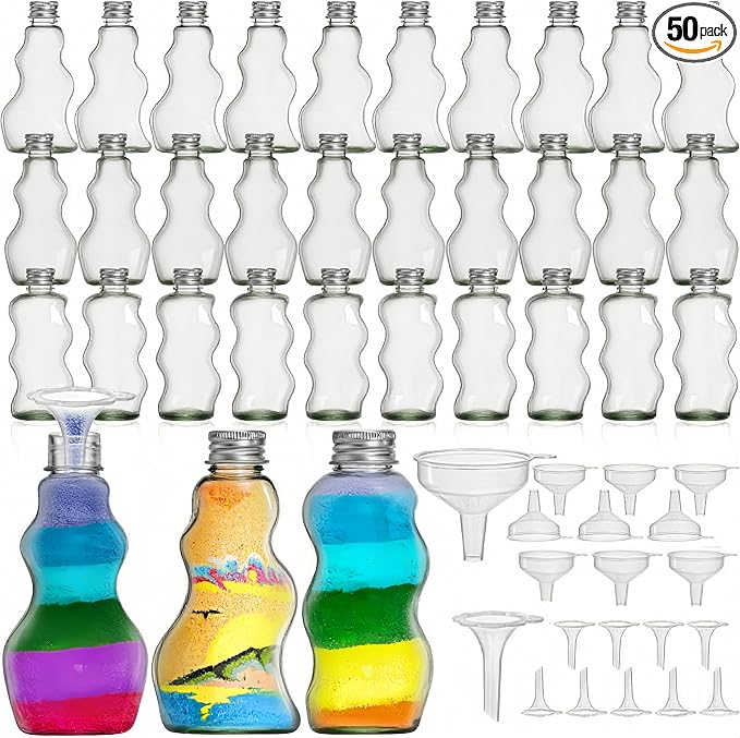 Tlence 30 Pack Sand Art Bottles by Tlence