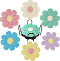 Bulerrylulu 6 Pcs Flower Diamond Painting Coasters Kits by Bulerrylulu