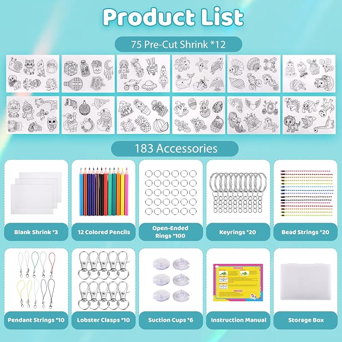 Funtopia Shrinking Art Sheets Kits - Image 2