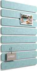 Fluxynara Cork Board Alternative Felt Strip Board 8-Pack 13"x2", Office Pin by FLUXYNARA