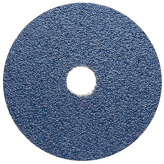 Benchmark Abrasives 5 Inch Sanding Discs Resin Fiber Zirconia Grinding Disc for Grinding, Stripping on Wood, Fiberglass, Steel, Metal, 7/8" Arbor Angle Grinder Sanding Disc, 25 Pack - 36 Grit
