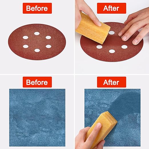 Natural Rubber Cleaning Stick (12"x2"x2") - Eraser for Sanding Belts & Discs, Skateboard Griptape Cleaner, Woodworking Tool Maintenance - Abrasive Surface Reviver