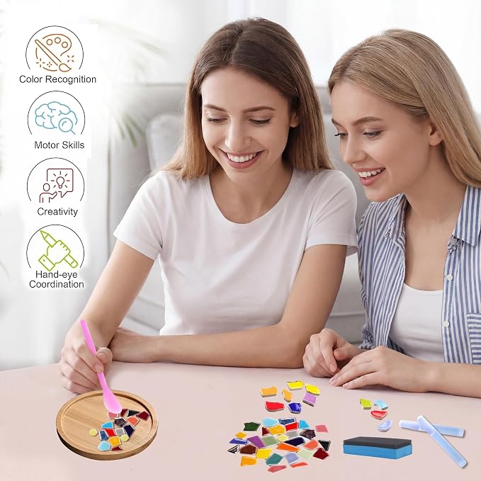 Nuyoach DIY Mosaic Coaster Kits - Image 6