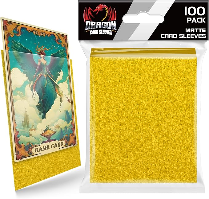 Homthy 100 Count Matte Card Sleeves by Homthy