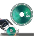 Indestructible Disc 2.0 - Cut Everything in Seconds (5) - Diamond Grit 60# - Compatible with Angle Grinder