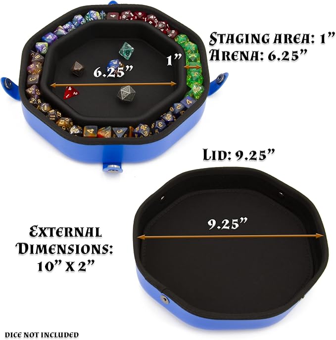 CASEMATIX Dice Tray and Dice Storage Case - Image 9