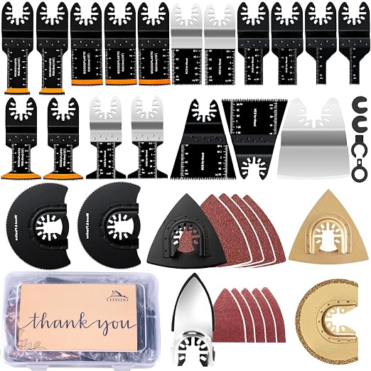 CONNOO 148 Pack Oscillating Saw Blades by CONNOO