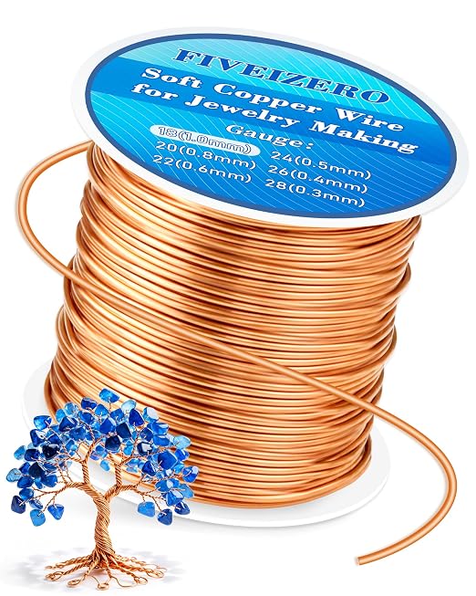 FIVEIZERO 52.5ft 18 Gauge Copper Wire by FIVEIZERO