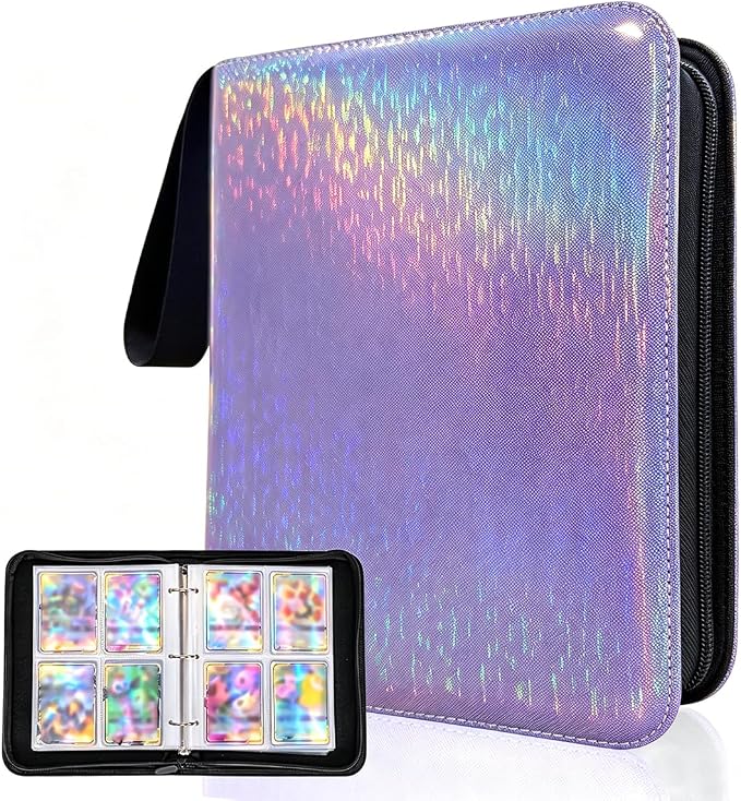 Trading Card Binder 4-Pocket Zippered by Unknown