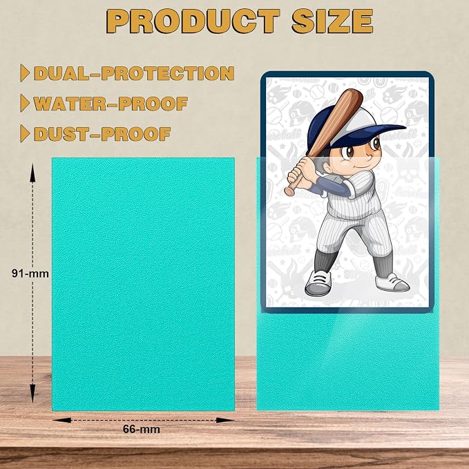 Homthy 100 Count Matte Card Sleeves - Image 2