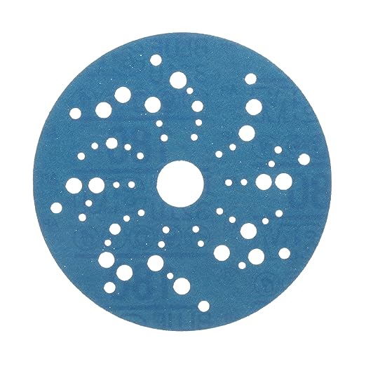 3M Hookit Blue Abrasive Disc 321U Multi-hole, 36161 5 in 180 50 discs per carton