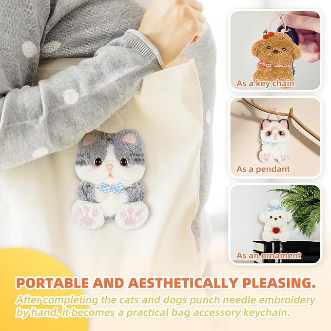 Punch Needle kit-4, Embroidery kit - Image 7