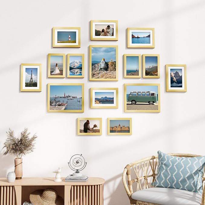 Vittanly 15 Pack Picture Frames Collage Wall Decor - Image 8