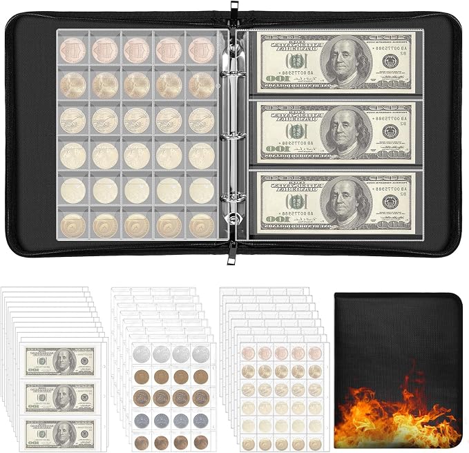 Coin Collection Album Holder by Unknown