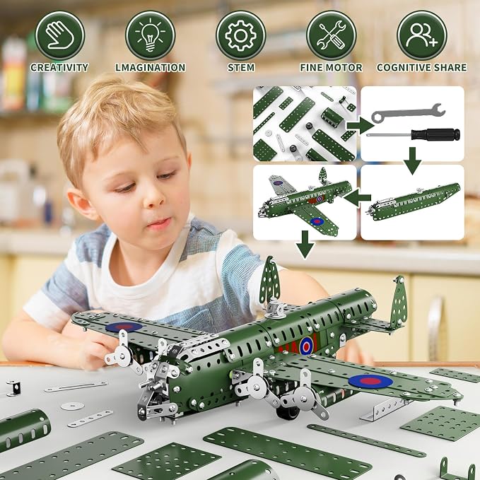 Lucky Doug STEM Building Projects Model Airplane Set - Image 3