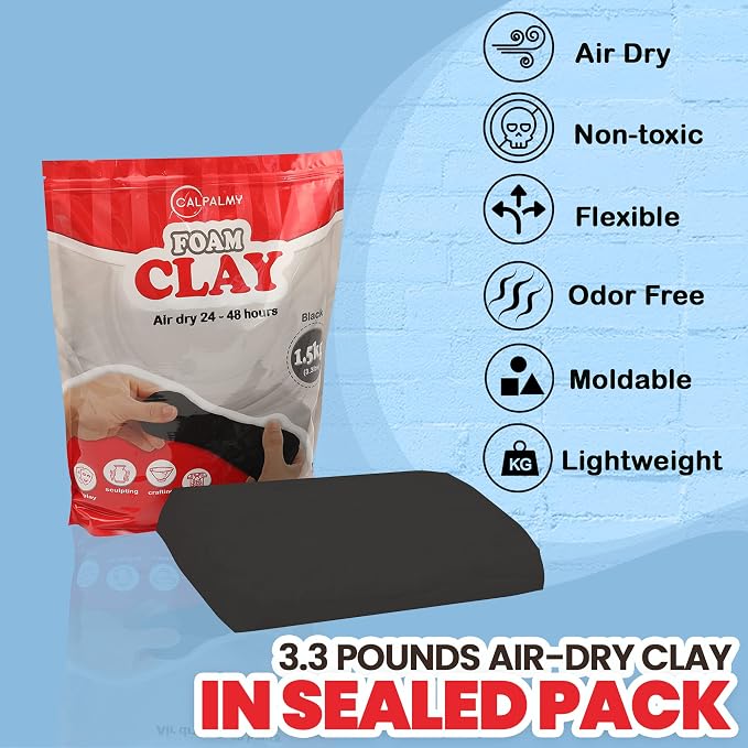3.3 lbs Moldable Cosplay Foam Clay - Image 2