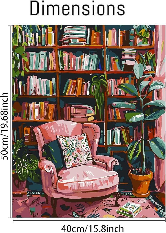 Clendo Pink Room Paint by Number - Image 2