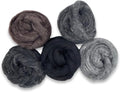Corriedale Carded Sliver Wool Roving Variety Bundle | Best Core Wool by RevolutionFibers