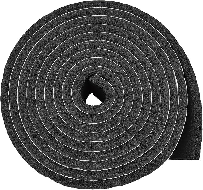 DOBTIM Pipe Insulation Foam Wrap Tape, self Adhesive with high Resilience for Pipe Insulation Wrap 13 Ft Long x 3 Inch Wide x 3/8 Inch Thick
