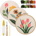 Lyksgir 3 Sets Punch Needle Kits, Punch Needle Embroidery Starter Kits by Unknown