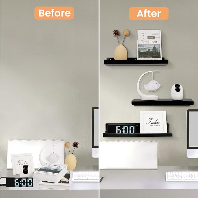 upsimples 4 Pcs 15" Acrylic Shelves - Image 6
