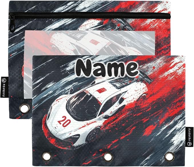 Custom Truck Racing Car Pencil Pouch by BOENLE-WELCOMEYOURCOMING