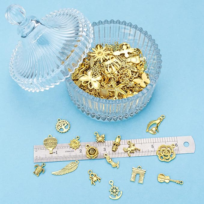 460 Pcs Charms for Jewelry Making, Wholesale Jewelry Making Charms Bulk - Image 2