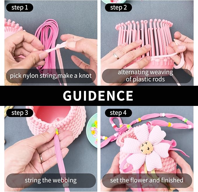 AOUXSEEM 2 Sets Plastic Basket Weaving Kit - Image 2