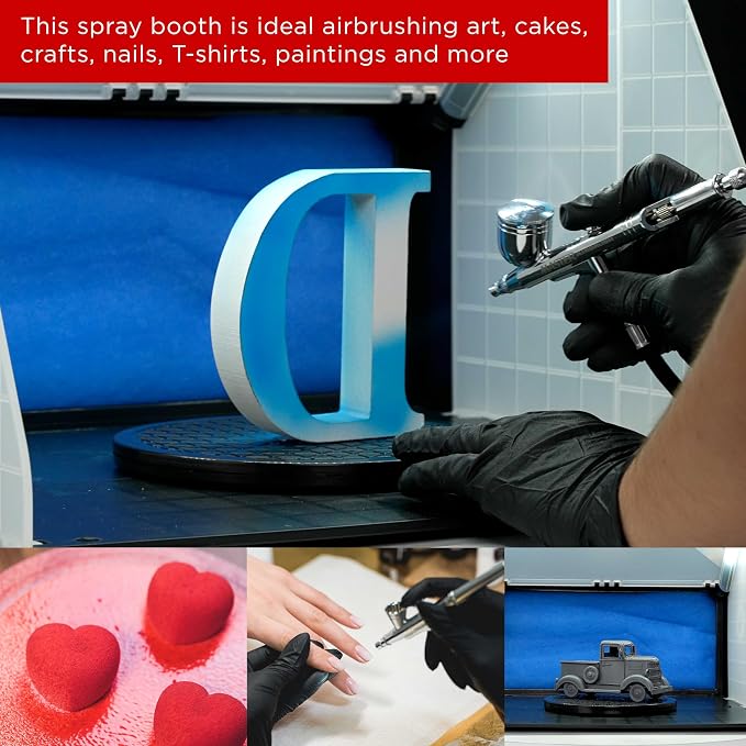 Master Airbrush Portable Airbrush Spray Booth Station - Image 6