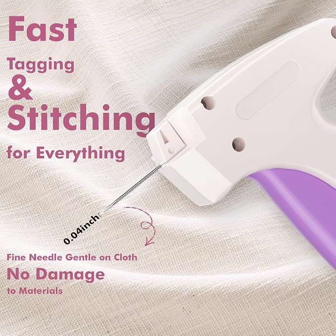 Stitch Gun for Clothes, Portable Handheld Tagging Gun for Clothing, Stitch - Image 3