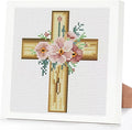 Tiwabb Cross Stitch Kits for Beginners, Flowers Stamped Cross Stitch for Adults by DIYHomeDecor