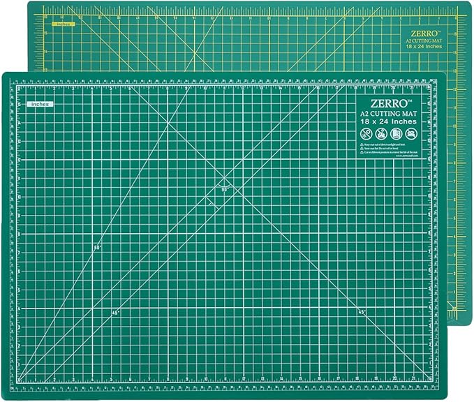 ZERRO Cutting Mat 18" x 24", Self Healing Sewing Mat Double Sided | by ZERRO