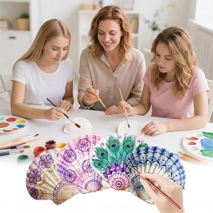 20PCS Large Scallop Shells for Crafts, 4-5 Inch Natural Sea Shells for - Image 4